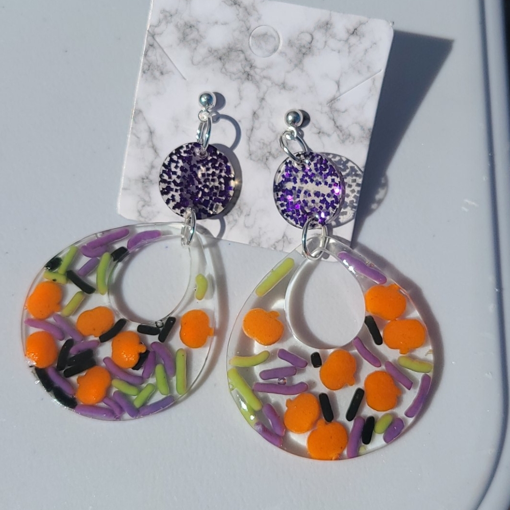 🎃Acrylic Halloween Earrings